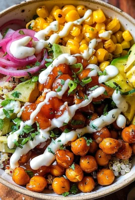BBQ Ranch Chickpea Quinoa Bowls
