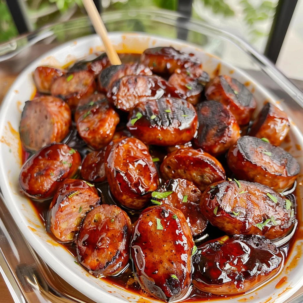 BBQ Sausage Bites