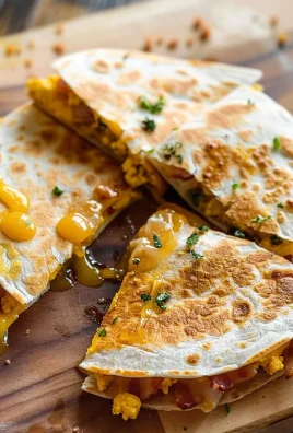 Bacon Egg Cheese Breakfast Quesadillas