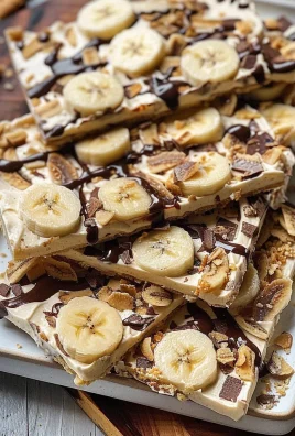 Banana & Nutella Frozen Yogurt Bark