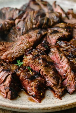 Charred and Juicy Marinated Skirt Steak