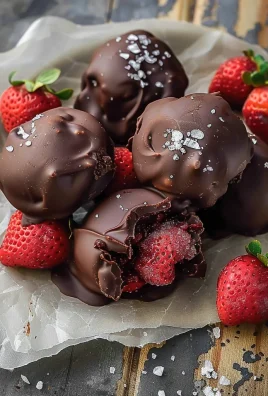 Chocolate Strawberry Frozen Yogurt Bites