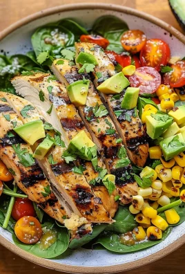 Cilantro Lime Grilled Chicken Salad