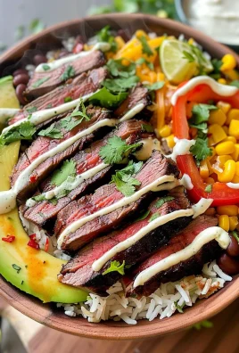 Cilantro Lime Steak Bowls