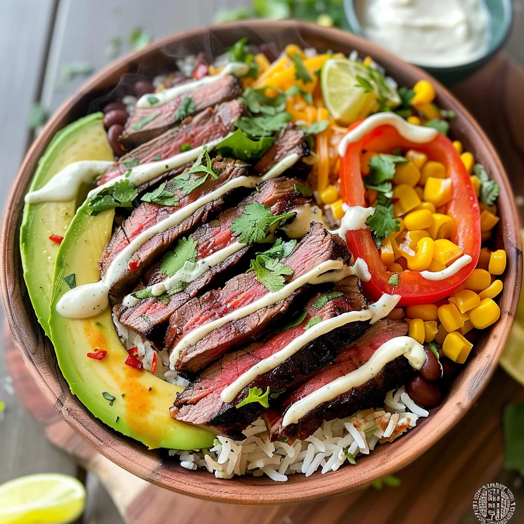 Cilantro Lime Steak Bowls