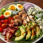 Classic American Cobb Salad with Crispy Bacon
