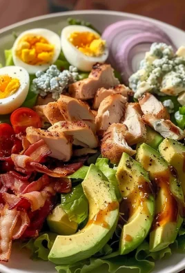 Classic American Cobb Salad with Crispy Bacon