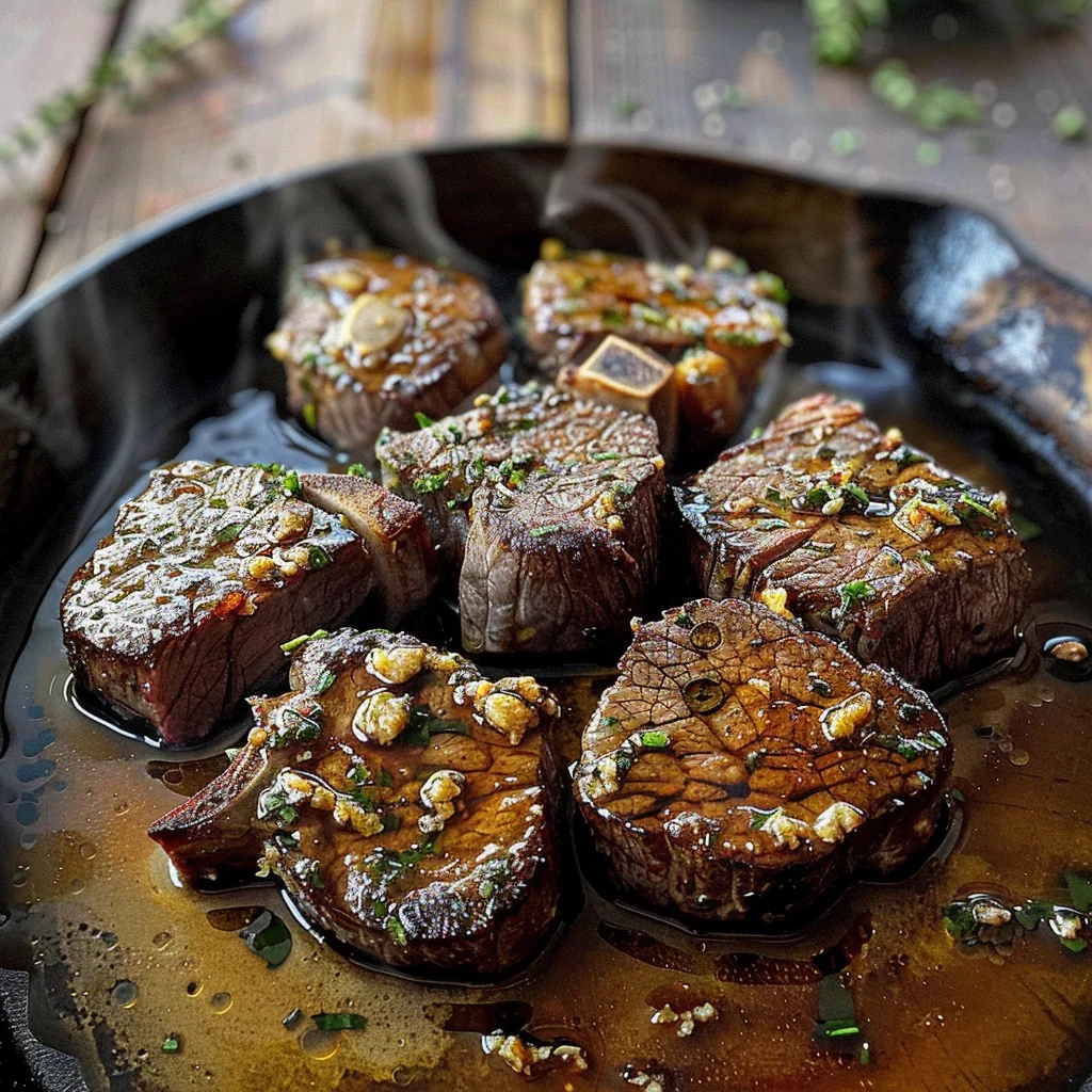 Cowboy Butter Steak Bites