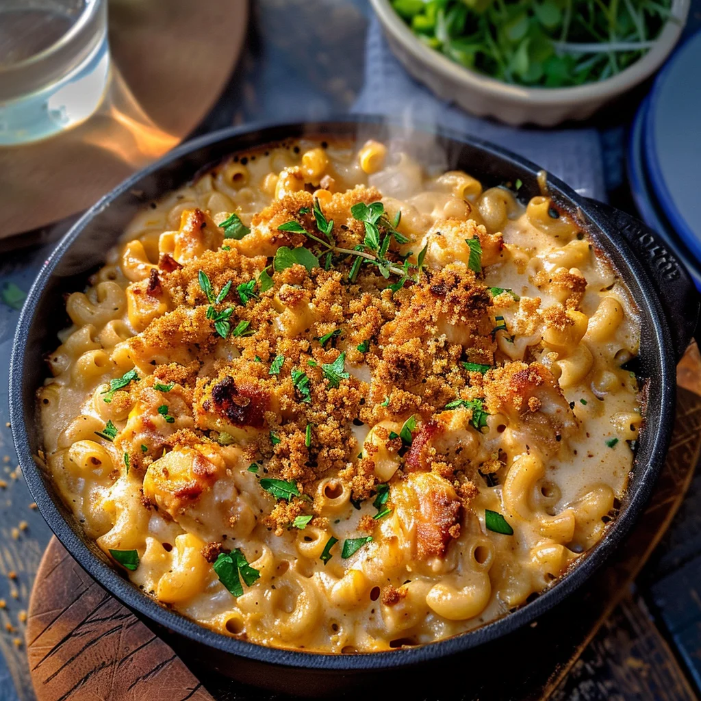 Creamy Chicken Mac and Cheese