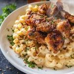 Creamy Honey Pepper Chicken Mac and Cheese Delight