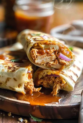 Crispy BBQ Chicken Wraps
