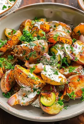 Crispy Smashed Potato Salad