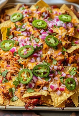 Easy Sheet Pan BBQ Chicken Nachos