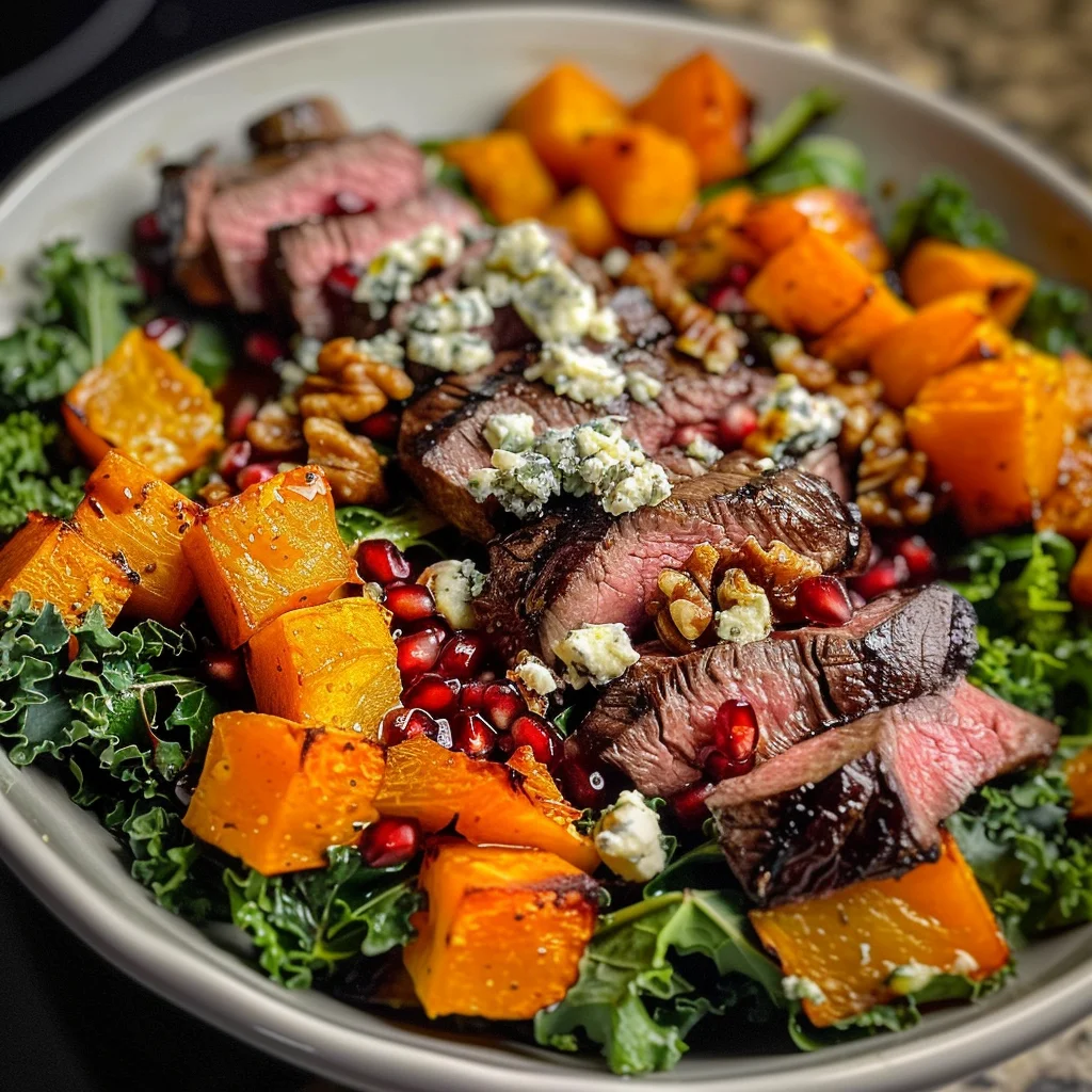 Fall Harvest Steak Salad