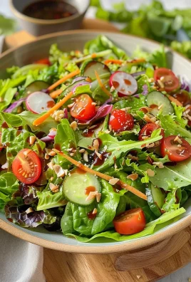 Fresh Mixed Greens Side Salad (for Steak, Pasta, & More!)