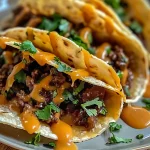 Garlic Butter Honey BBQ Tacos