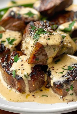Garlic Butter Steak Bites with Parmesan Cream Sauce: A Flavorful, Easy Recipe