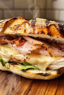 Grilled Chicken Cordon Bleu Sandwich