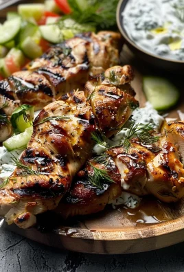 Grilled Chicken with Yogurt Sauce
