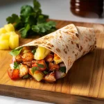 Hawaiian BBQ Chicken Wraps