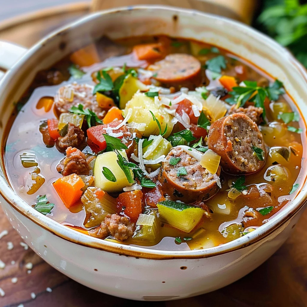 Healthy Zucchini Tomato Italian Sausage Soup: An Incredible Essential Recipe