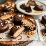 High Protein Frozen Peanut Butter Greek Yogurt Bites