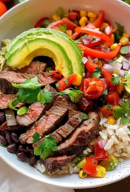 High Protein Steak Fajita Bowl