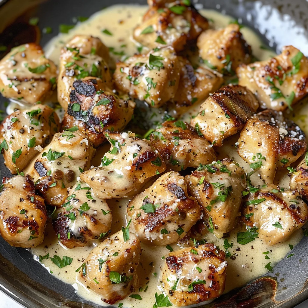 How to Make the Best Creamy Garlic Sauce for Grilled Chicken Bites