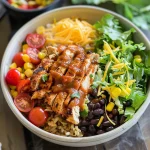 Irresistible High Protein BBQ Ranch Chicken Bowl Recipe