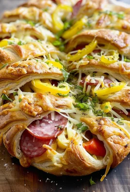 Italian Crescent Roll Sandwich Bake - Easy Party Favorite