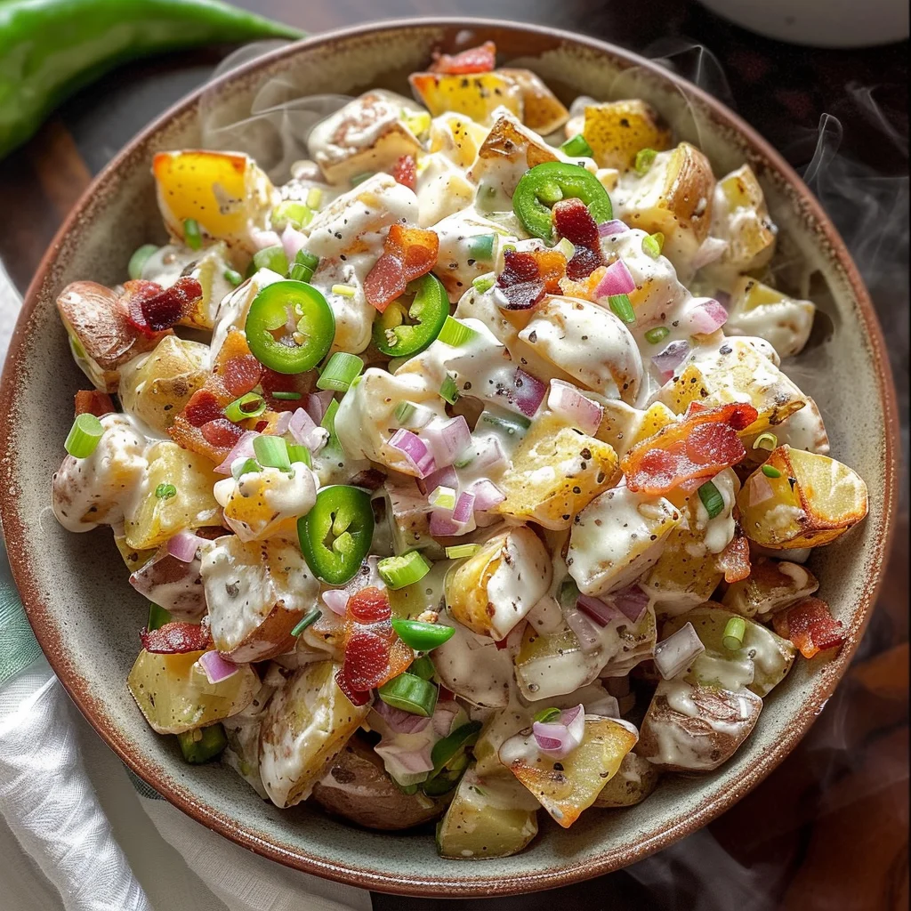 Jalapeno Popper Roasted Potato Salad