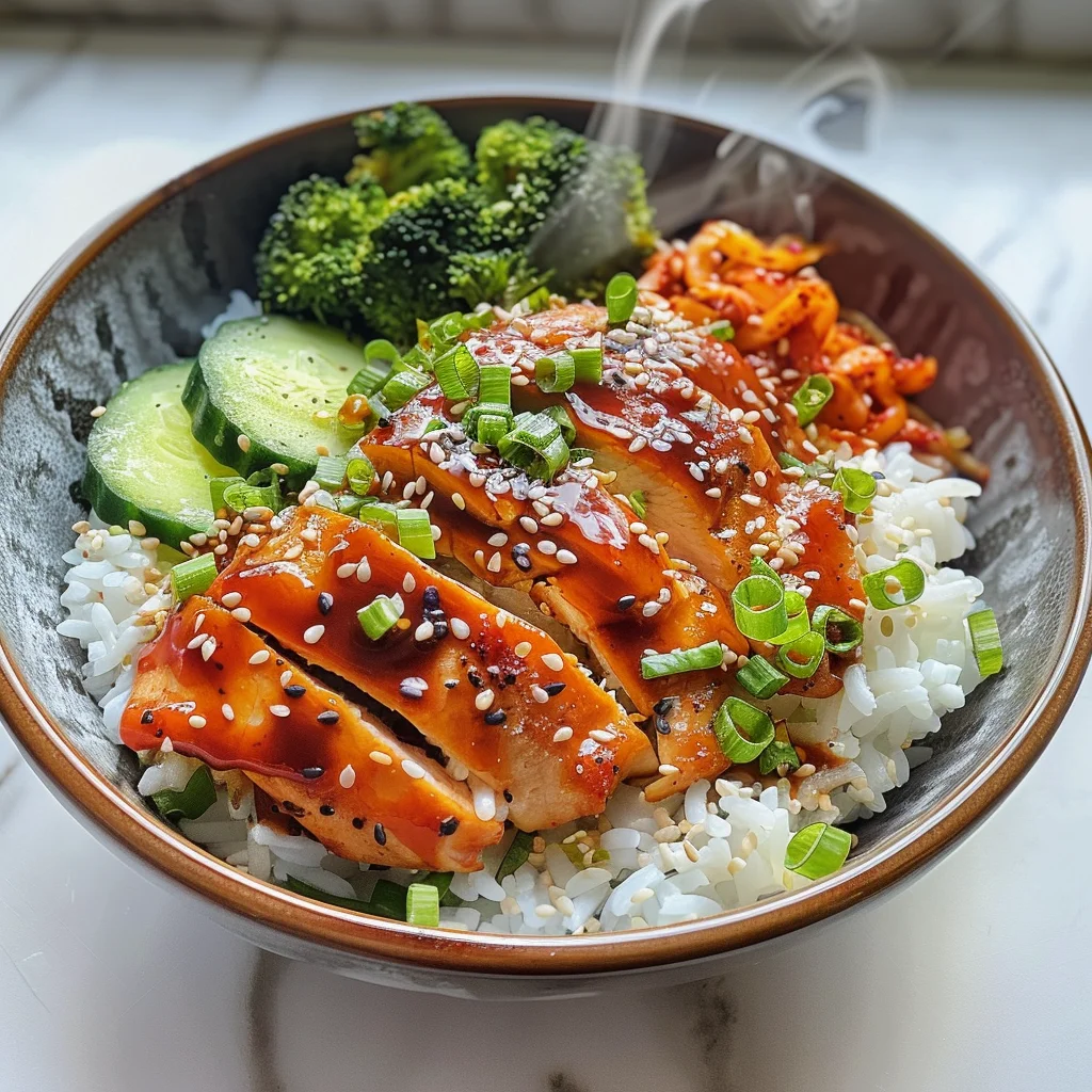 Korean BBQ Chicken Bowl