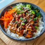 Korean BBQ Chicken Bowls with Gochujang Cream Sauce Awaits!