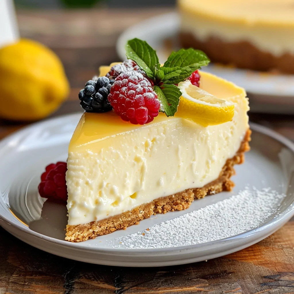 Lemon Cheesecake Delight Recipe is a must-try dessert!