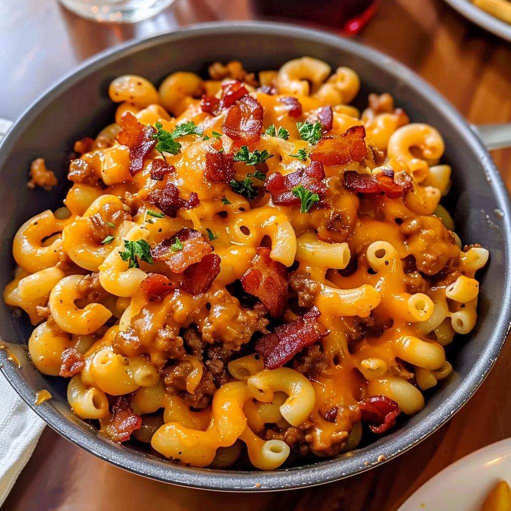 Loaded Bacon Cheeseburger Pasta You'll Crave Again and Again