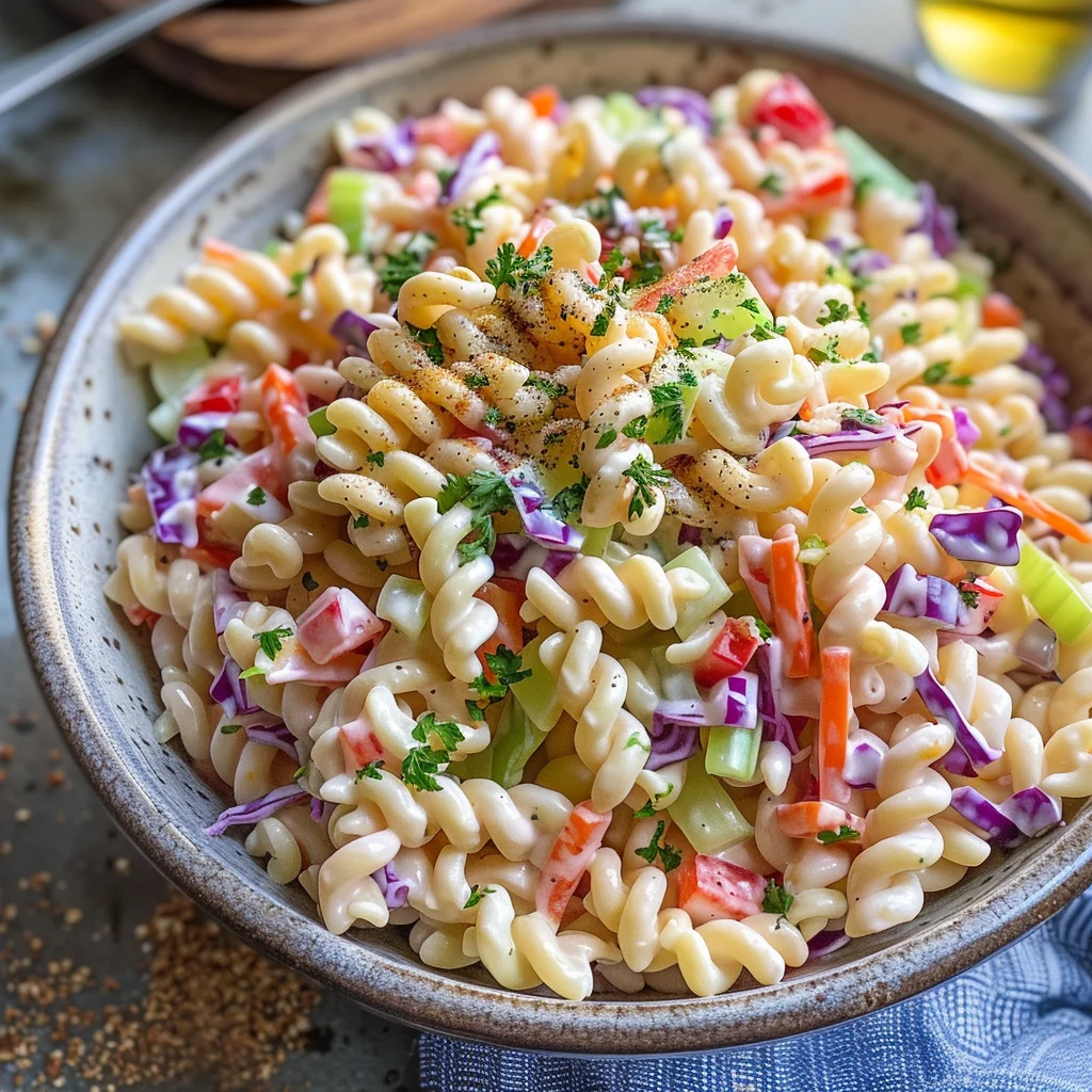Macaroni Coleslaw Salad