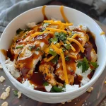 Macro Friendly BBQ Ranch Chicken Bowl with 42g of Protein