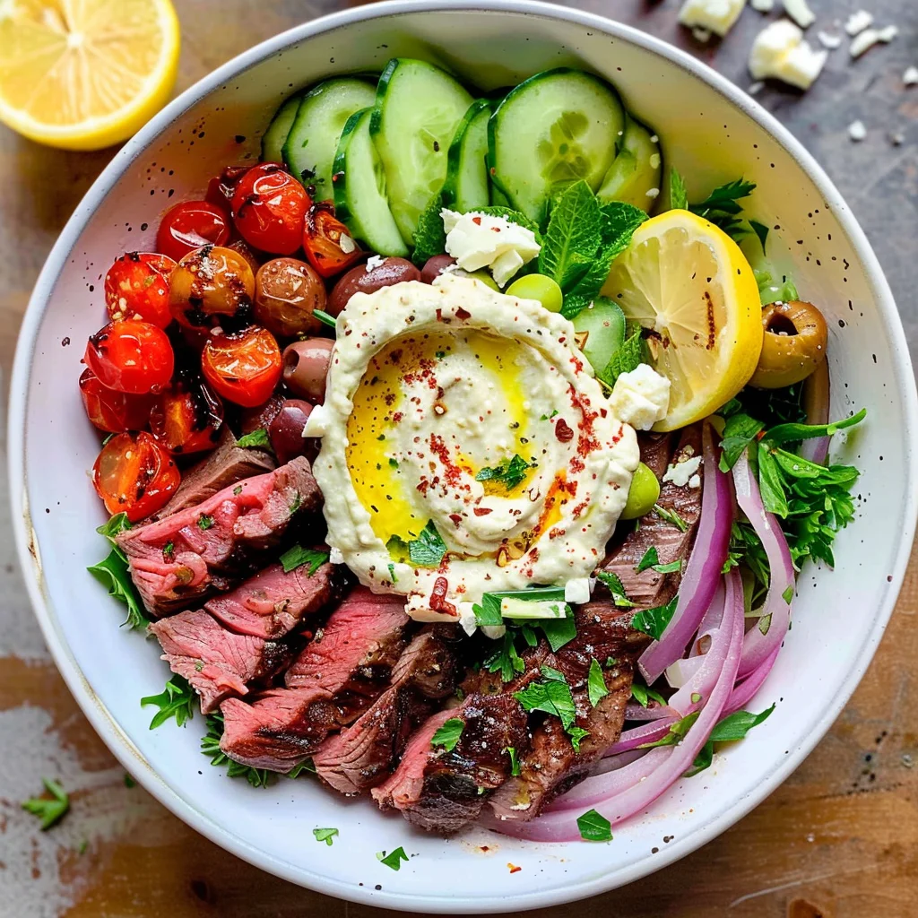 Mediterranean Steak Bowls