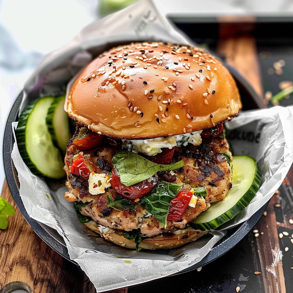 Mediterranean Turkey Burgers