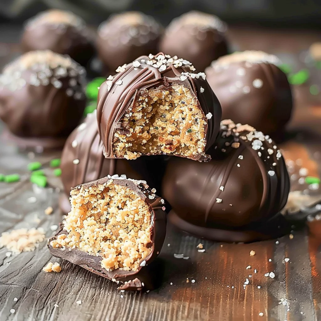 No Bake Baileys Irish Cream Cookie Balls