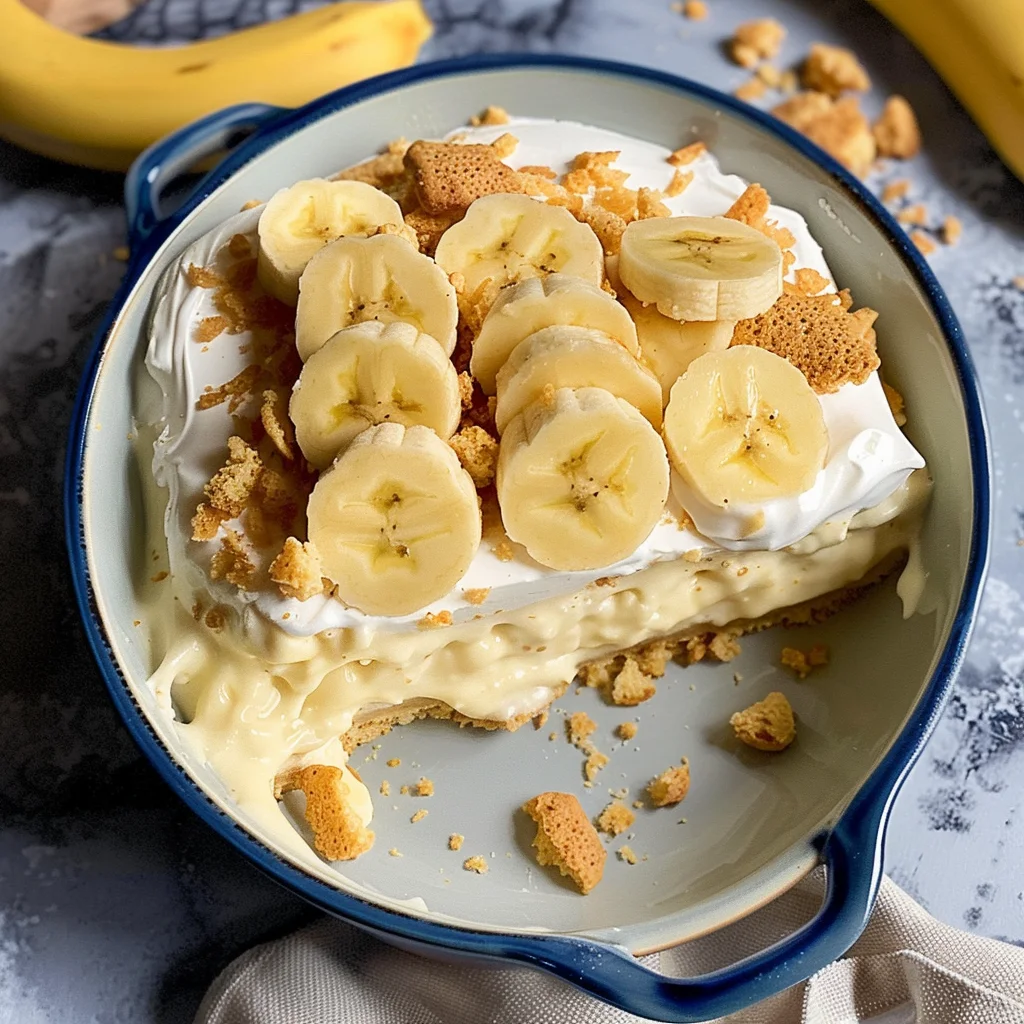 No Bake Banana Pudding