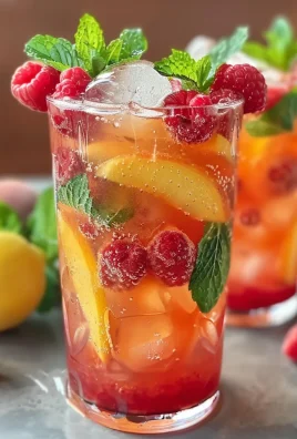 Raspberry Peach Lemonade