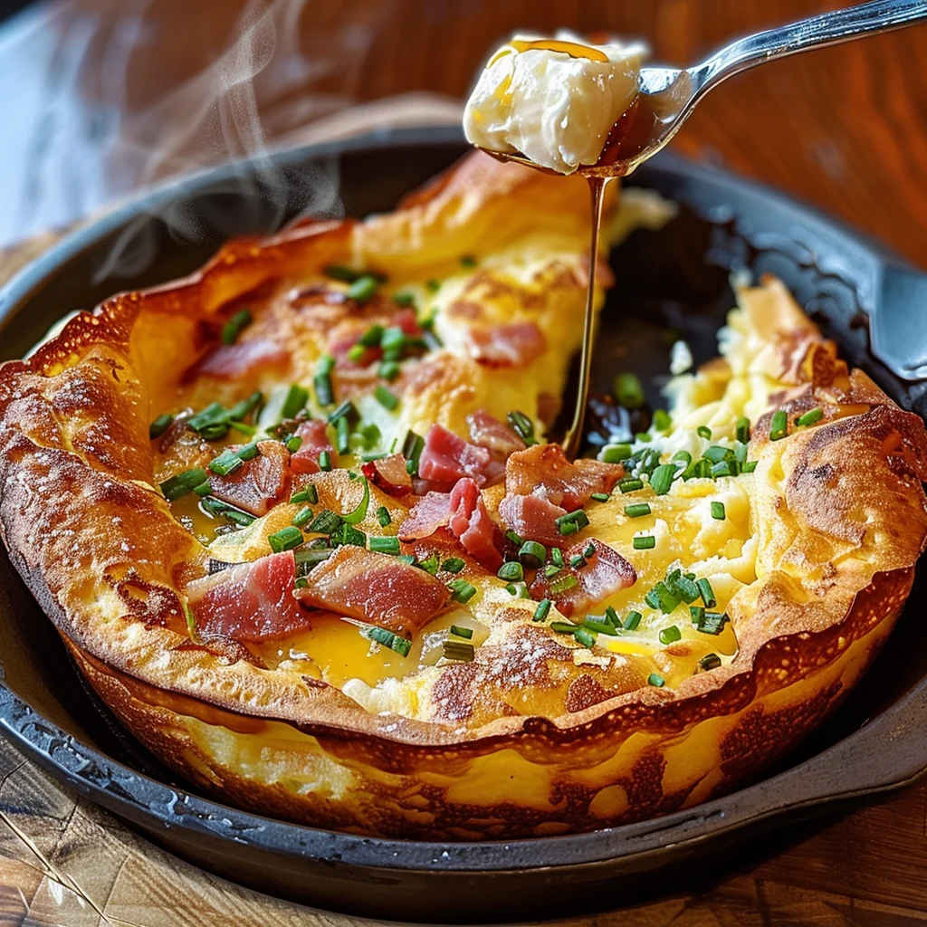 Savory Cheddar & Bacon Dutch Baby: A Delightful Treat!
