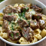 Savory Steak Bites & Pasta