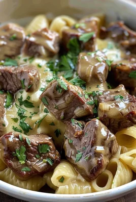 Savory Steak Bites & Pasta