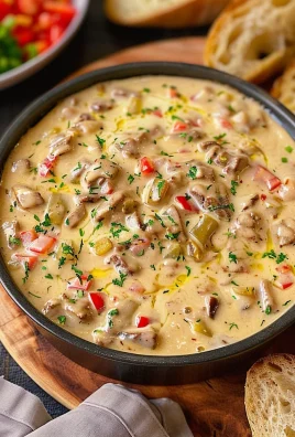 Slow Cooker Philly Cheesesteak Dip
