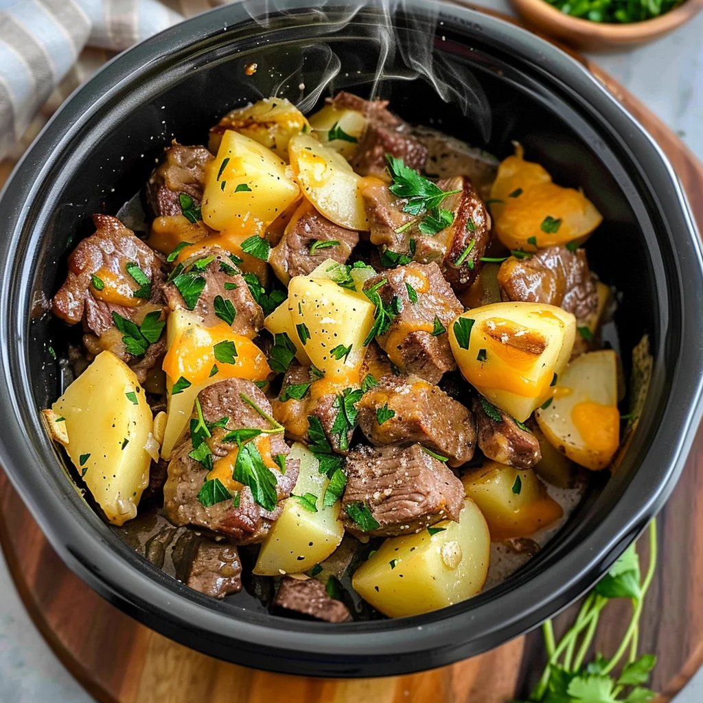Slow Cooker Steak and Cheddar Potato Casserole: An Incredible Ultimate Recipe