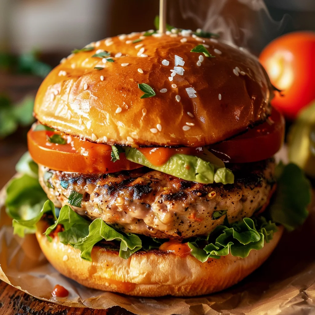Spicy Southwest Turkey Burgers