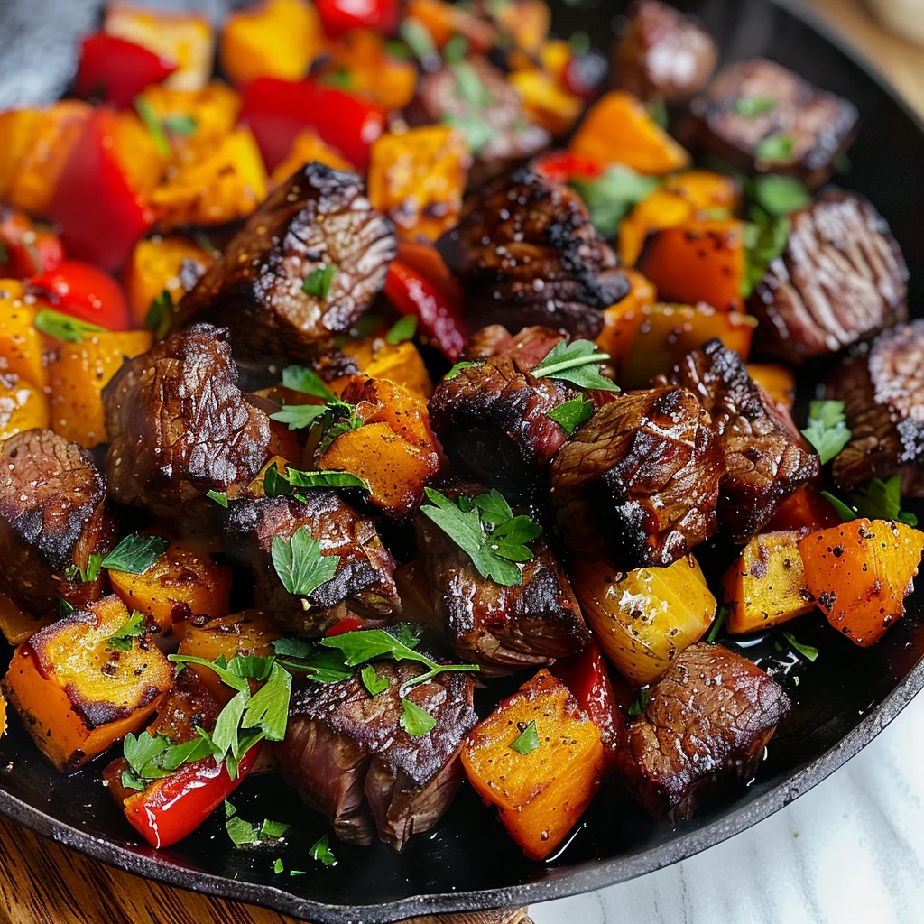 Steak Bites with Sweet Potatoes and Peppers: An Incredible Ultimate Recipe