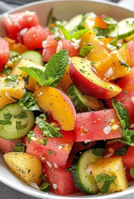 The Peach Watermelon Salad That Tastes Like Summer